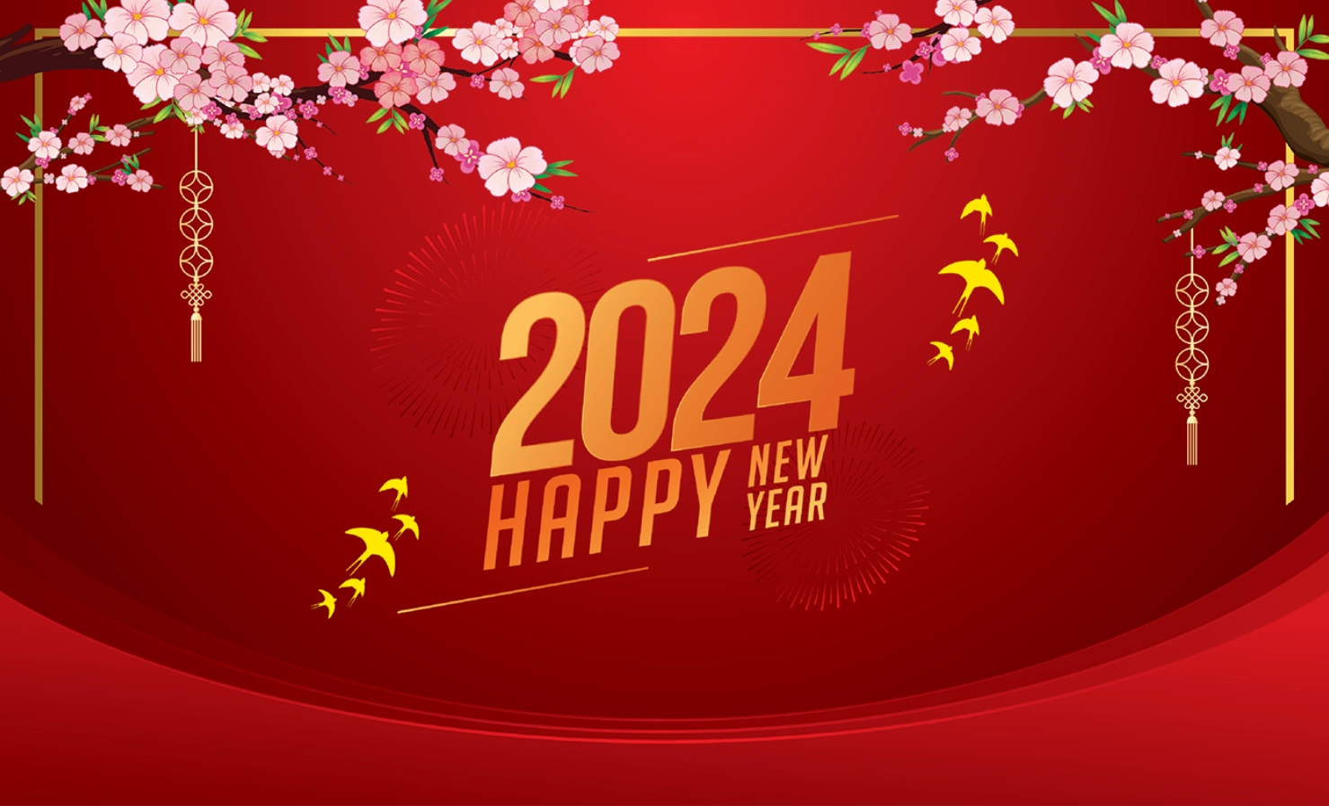 Giao diện điện thoại ngập tràn sắc hoa đào