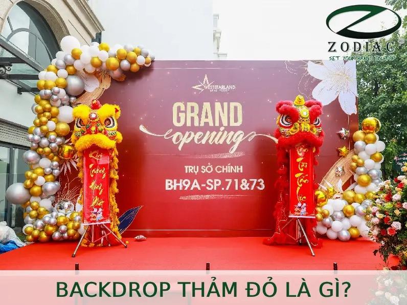 Giới thiệu về khái niệm backdrop thảm đỏ sự kiện