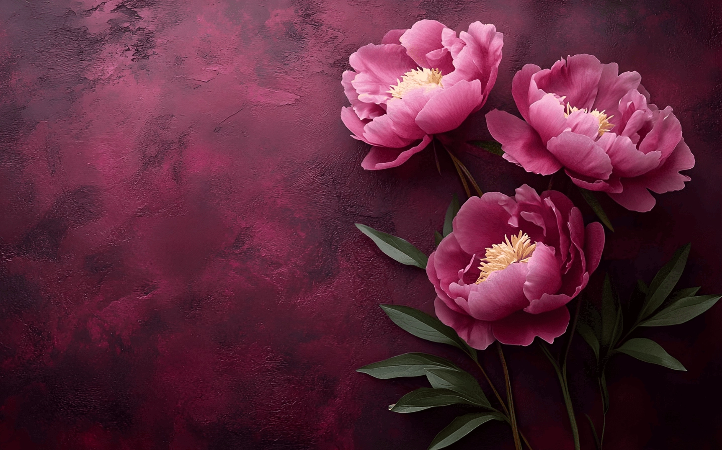 Góc chụp cận cảnh hình nền mẫu đơn hồng tỏa sáng