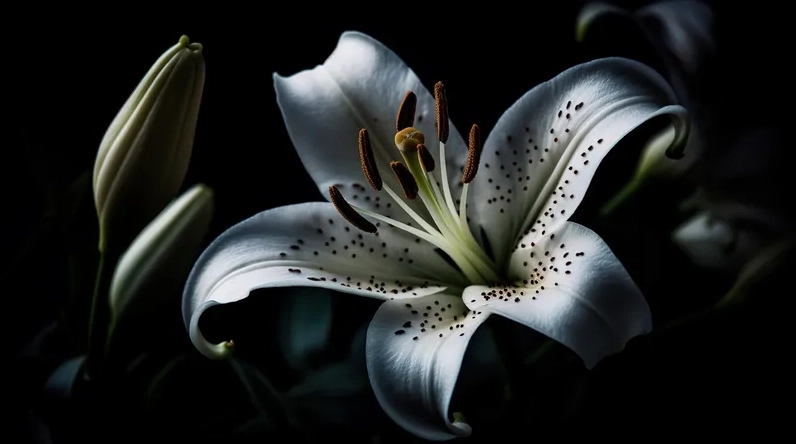 Gợi cảm hứng hoài cổ qua background hoa ly vintage độc đáo