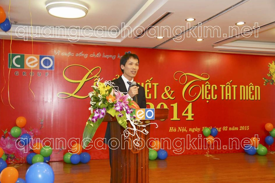 Hình ảnh backdrop sự kiện ngoài trời ấn tượng