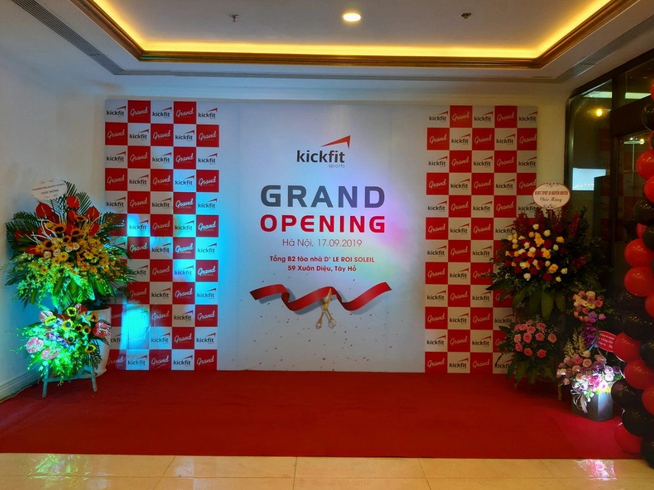 Hình ảnh ứng dụng thực tế của backdrop trong sự kiện