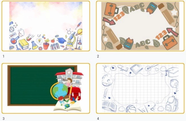 Hình nền background khai giảng rực rỡ tươi mới