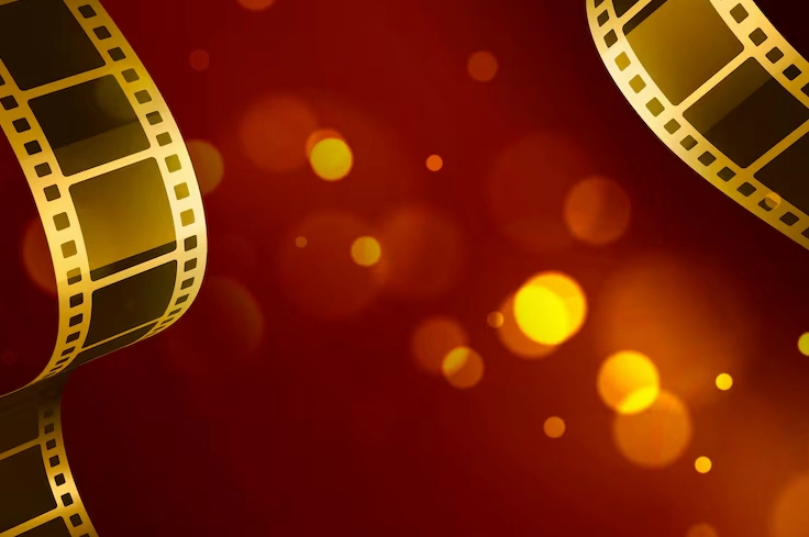 Hình nền cắt dán các yếu tố điện ảnh nổi bật