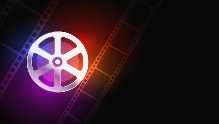 Hình nền dải phim thời gian điện ảnh