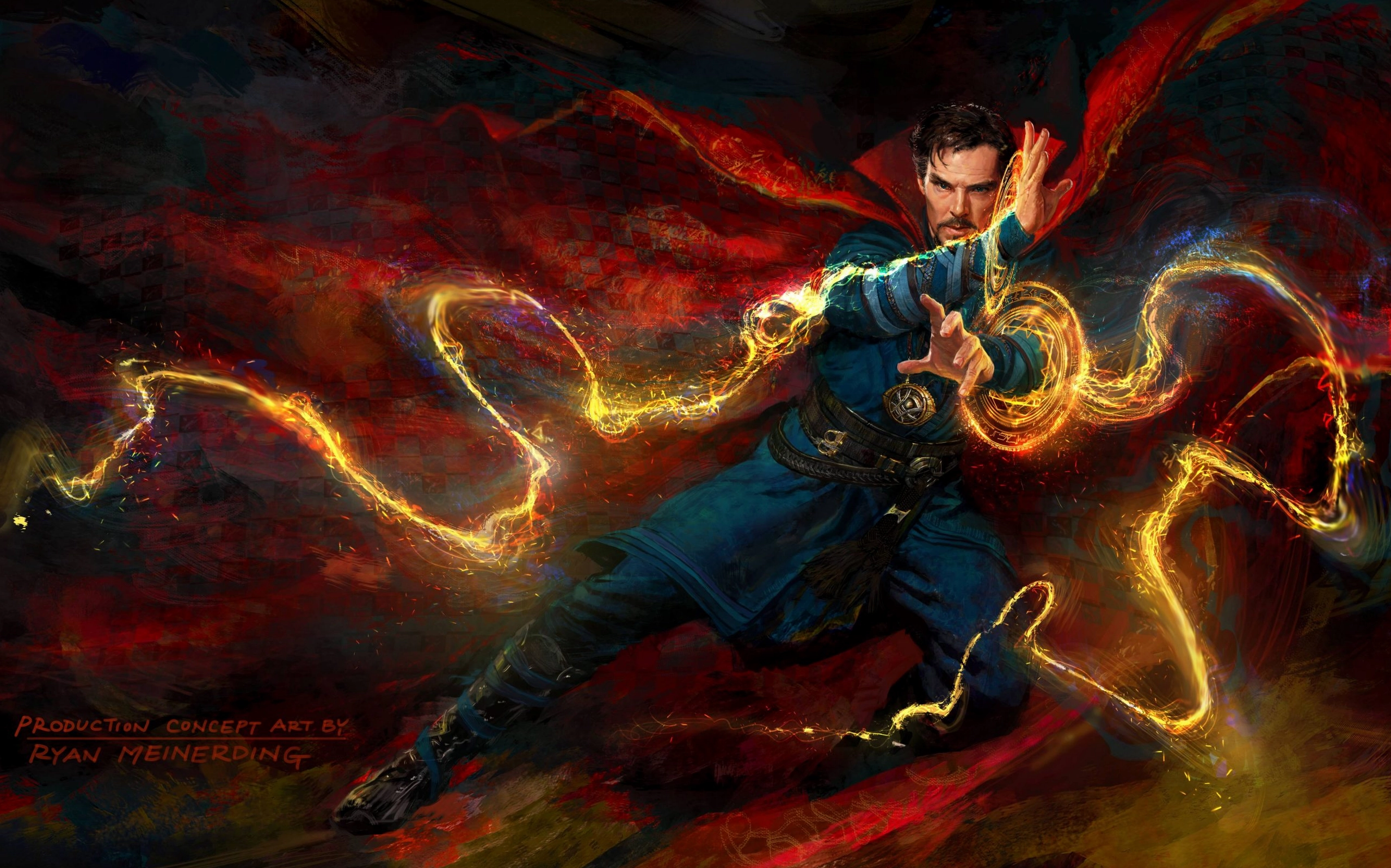 Hình nền DoctorStrange ma thuật huyền bí cho Win 10