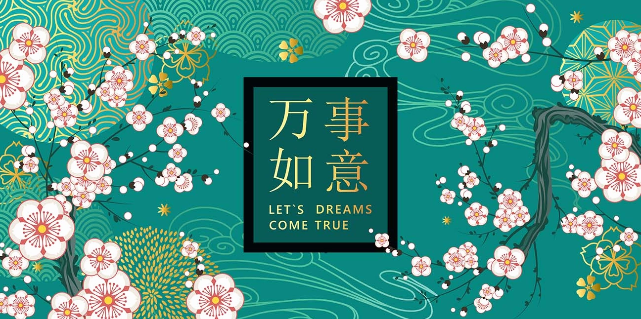 Hình nền hoa đào nở rộ tinh khôi