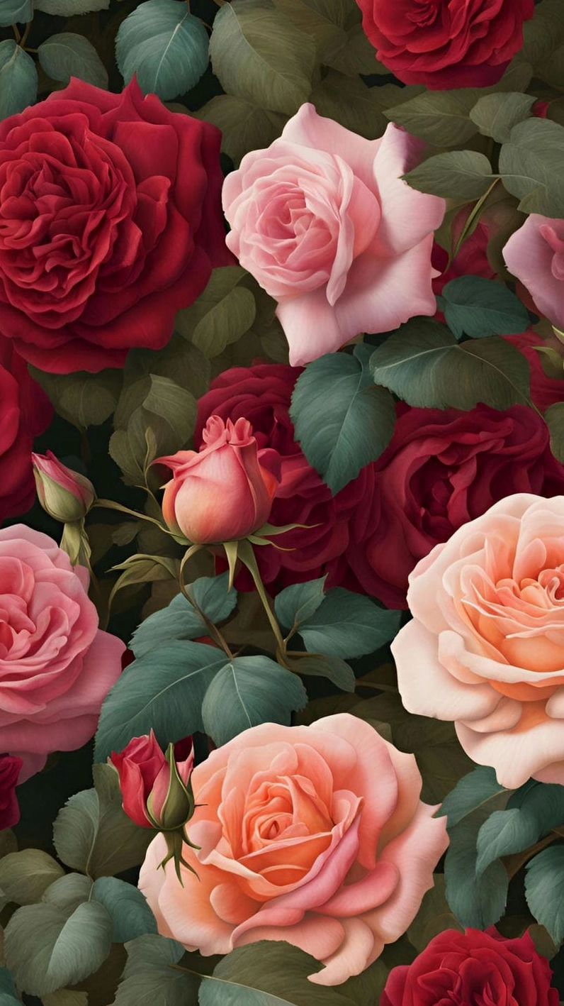 Hình nền hoa hồng cho điện thoại 1 cực kỳ sắc nét