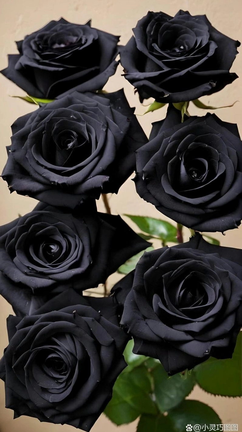 Hình nền hoa hồng đen 5