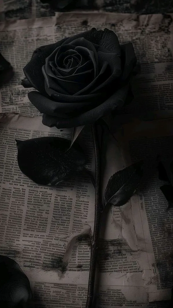 Hình nền hoa hồng đen cận cảnh sắc nét sang trọng