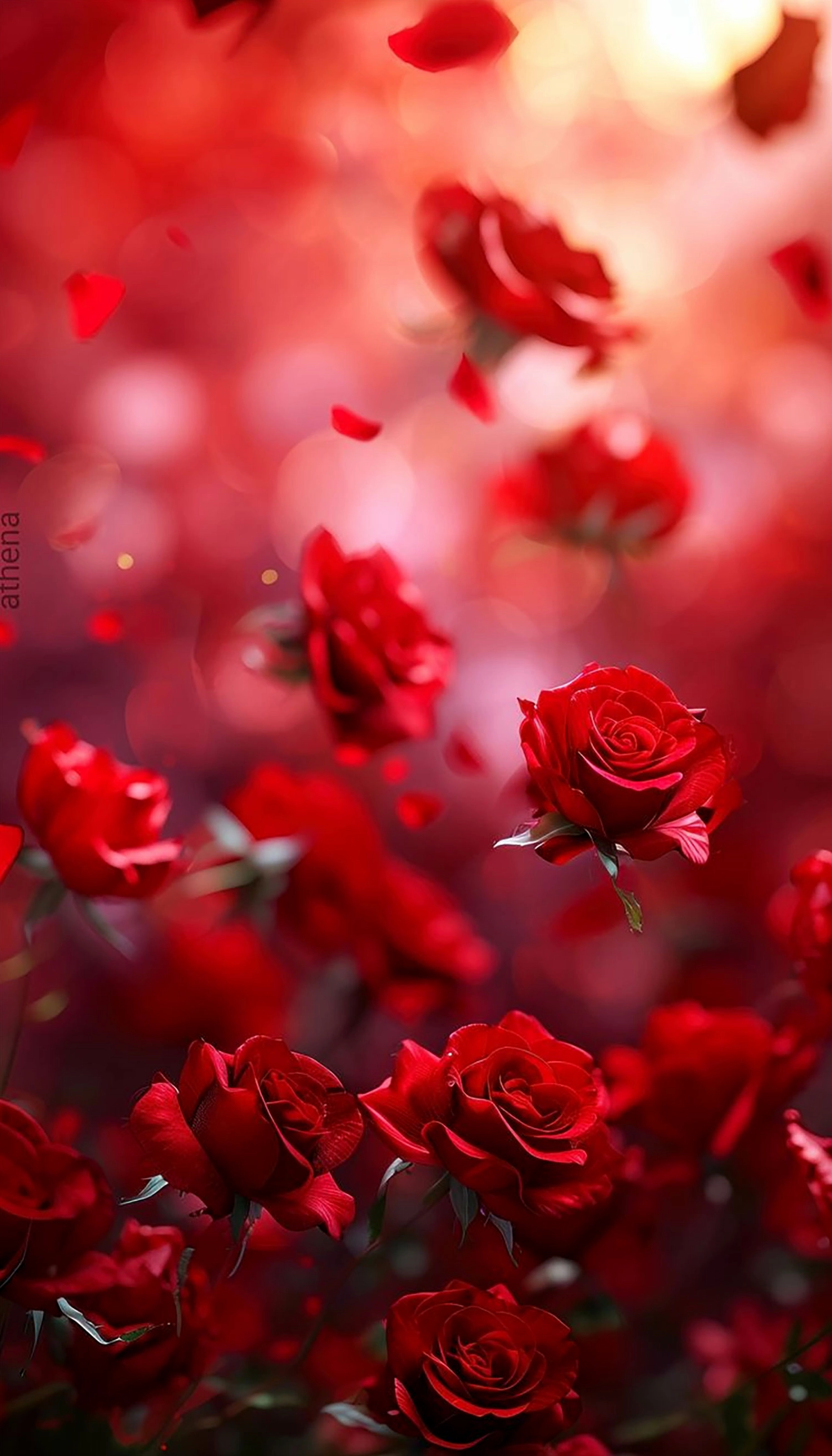 Hình nền hoa hồng đỏ siêu lãng mạn cho người đang yêu