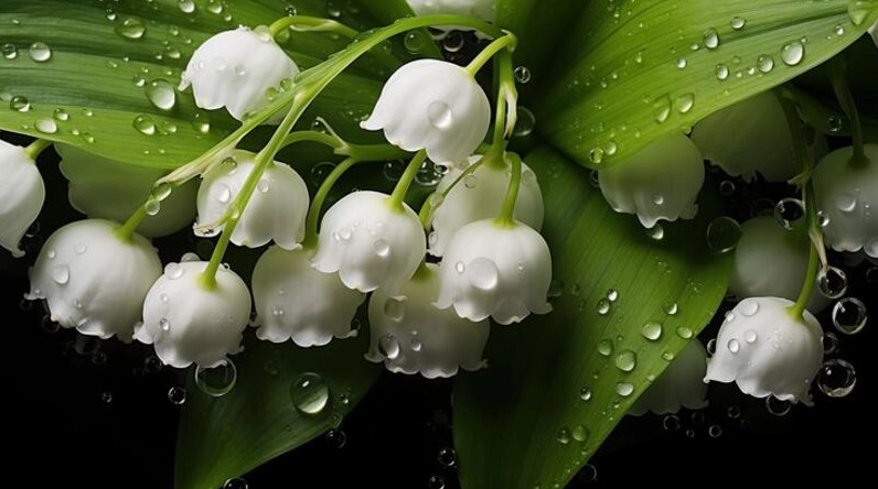 Hình nền hoa Linh Lan trắng siêu đẹp