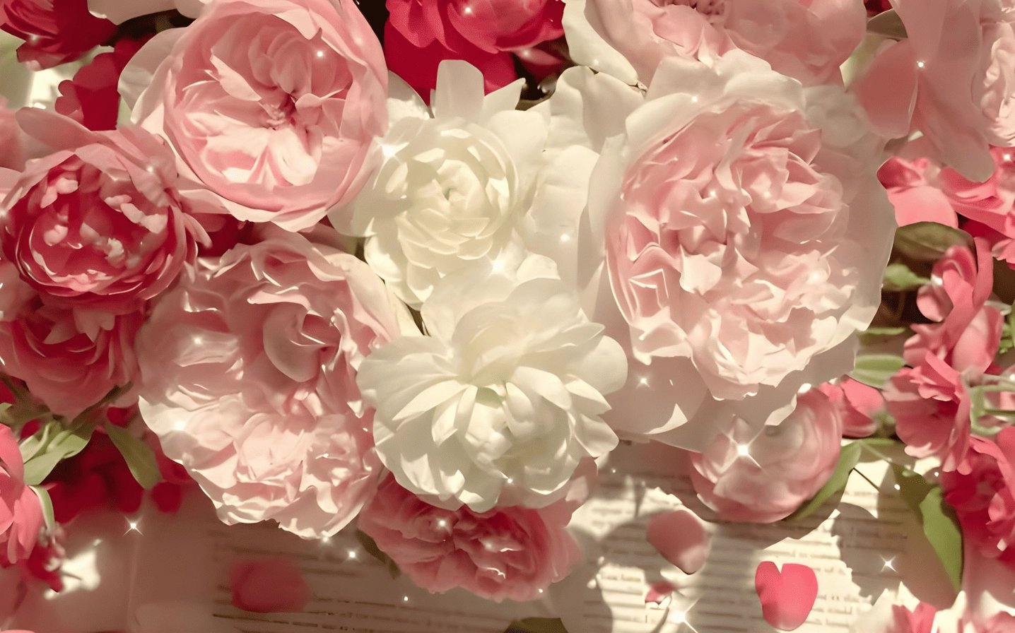 Hình nền hoa mẫu đơn e ấp bung nở tinh tế