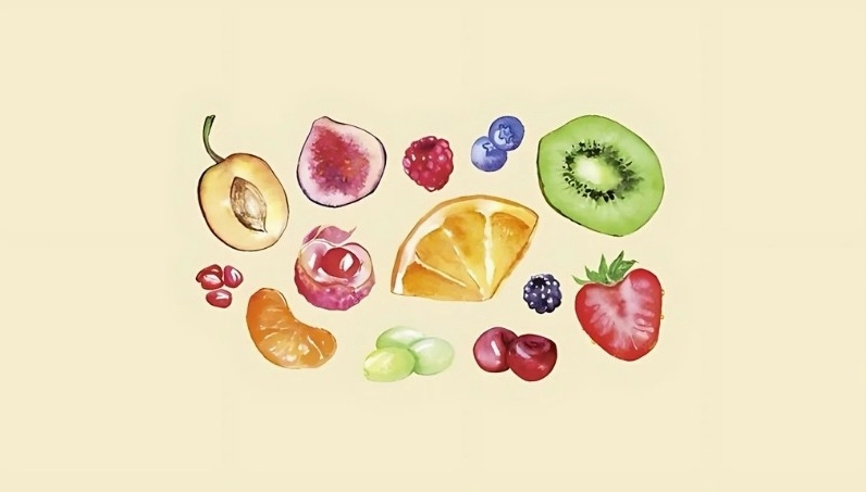 Hình nền hoa quả tươi tỉ lệ ngang phù hợp laptop 16 9