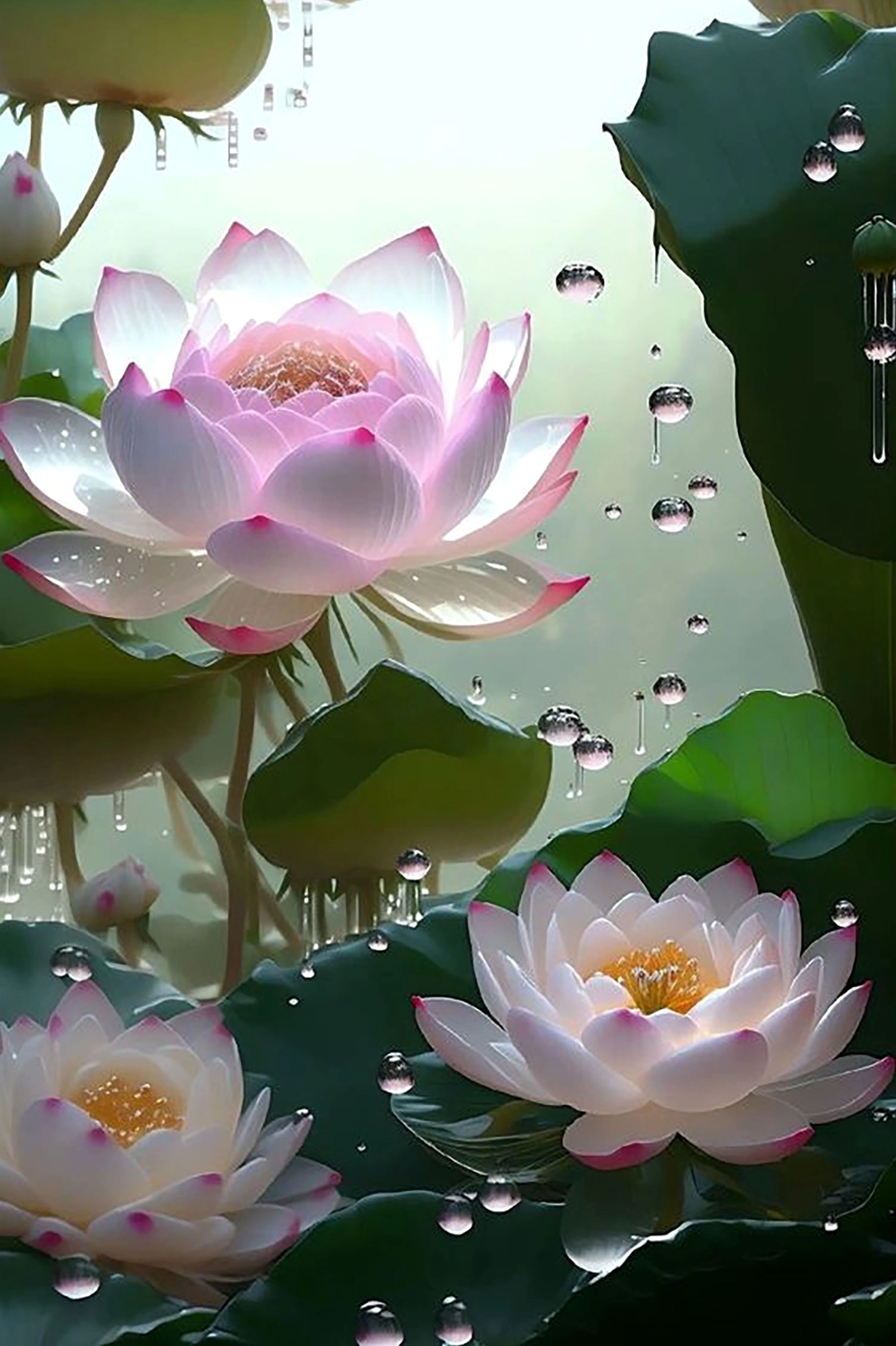 Hình nền hoa sen cho điện thoại cực đẹp