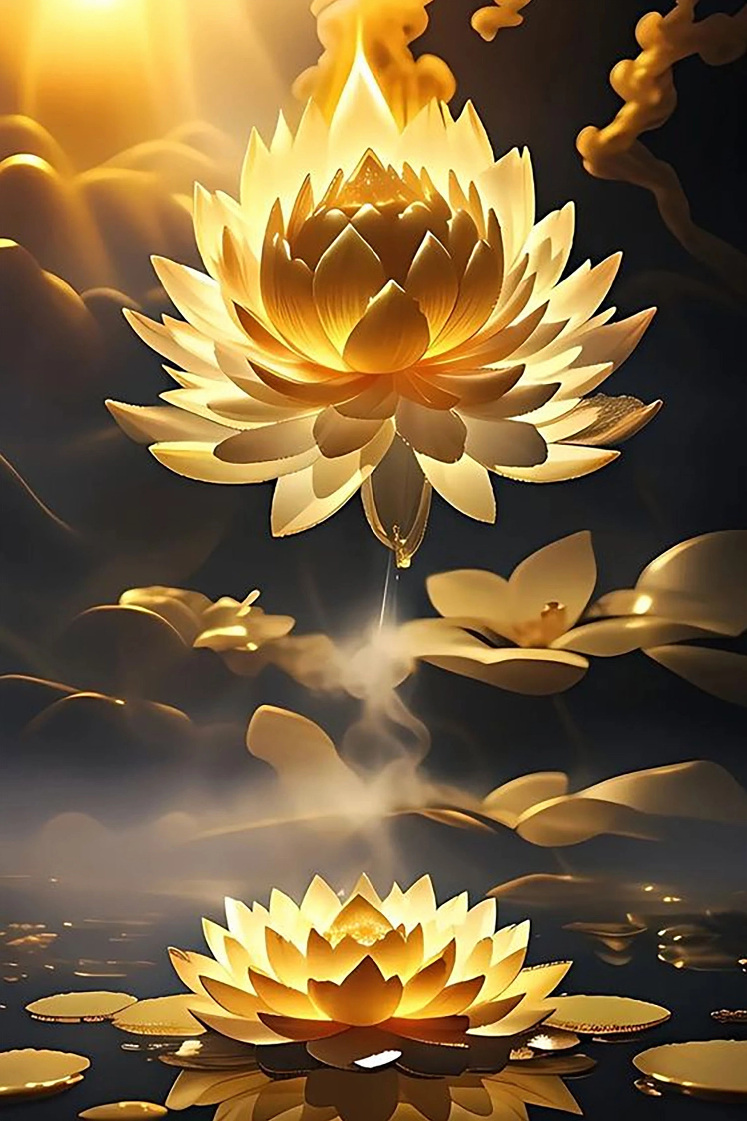 Hình nền hoa sen cho điện thoại cực đẹp mắt