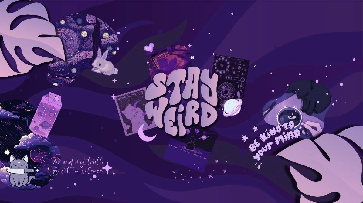 Hình nền màu tím nghệ thuật trừu tượng