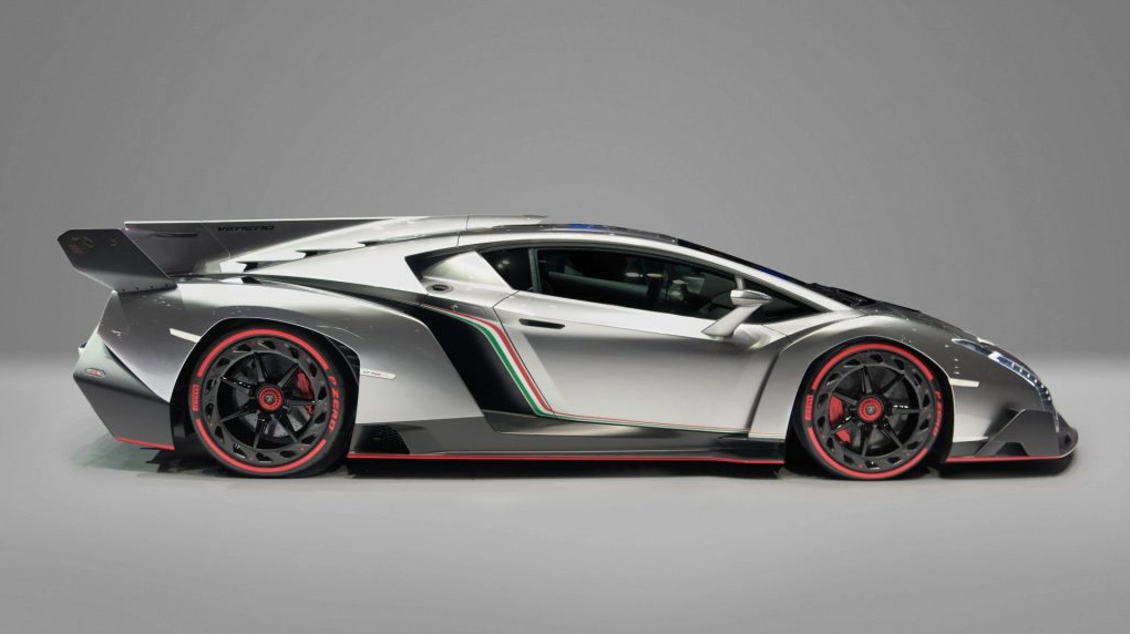 Hình nền siêu xe Lamborghini Veneno màu xám kim loại cực ngầu