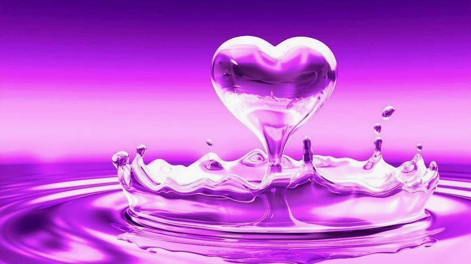 Hình nền tím 3D phong cách hiện đại và huyền bí