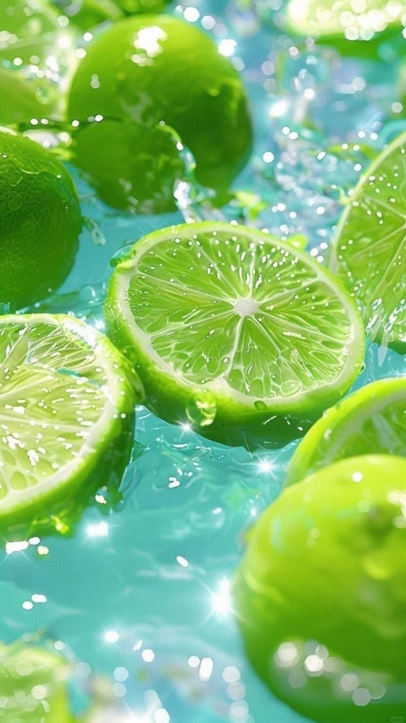 Hình nền trái cây chanh tối giản trên nền sáng dễ đọc