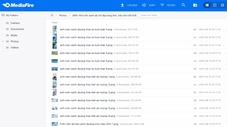 Hình nền xanh da trời chất lượng full HD siêu nét