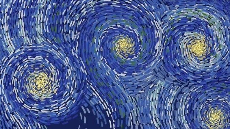 Hình nền xanh da trời độc lạ và sắc nét cho máy tính