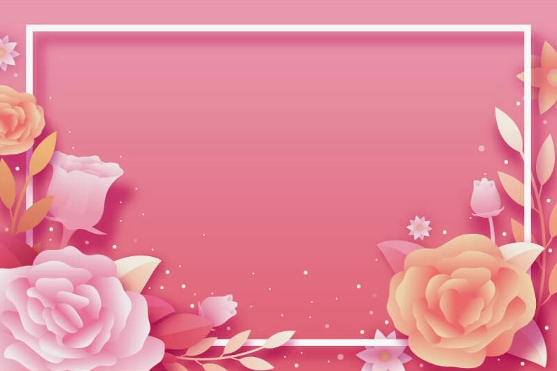 Họa tiết background hoa hồng vector 04 lãng mạn