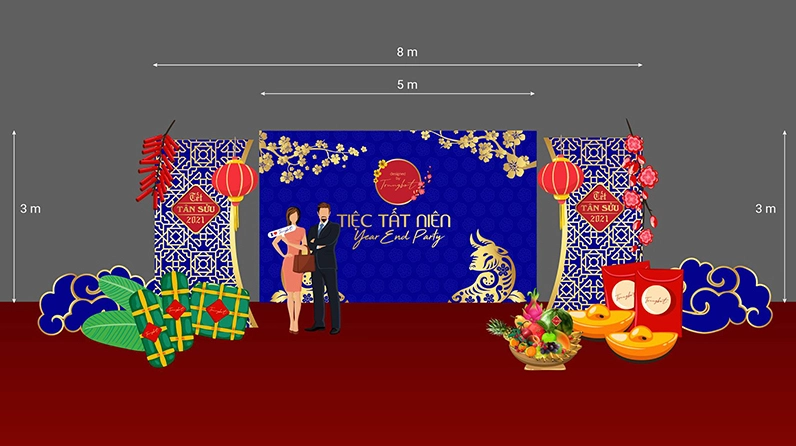 kích thước backdrop tổng quan