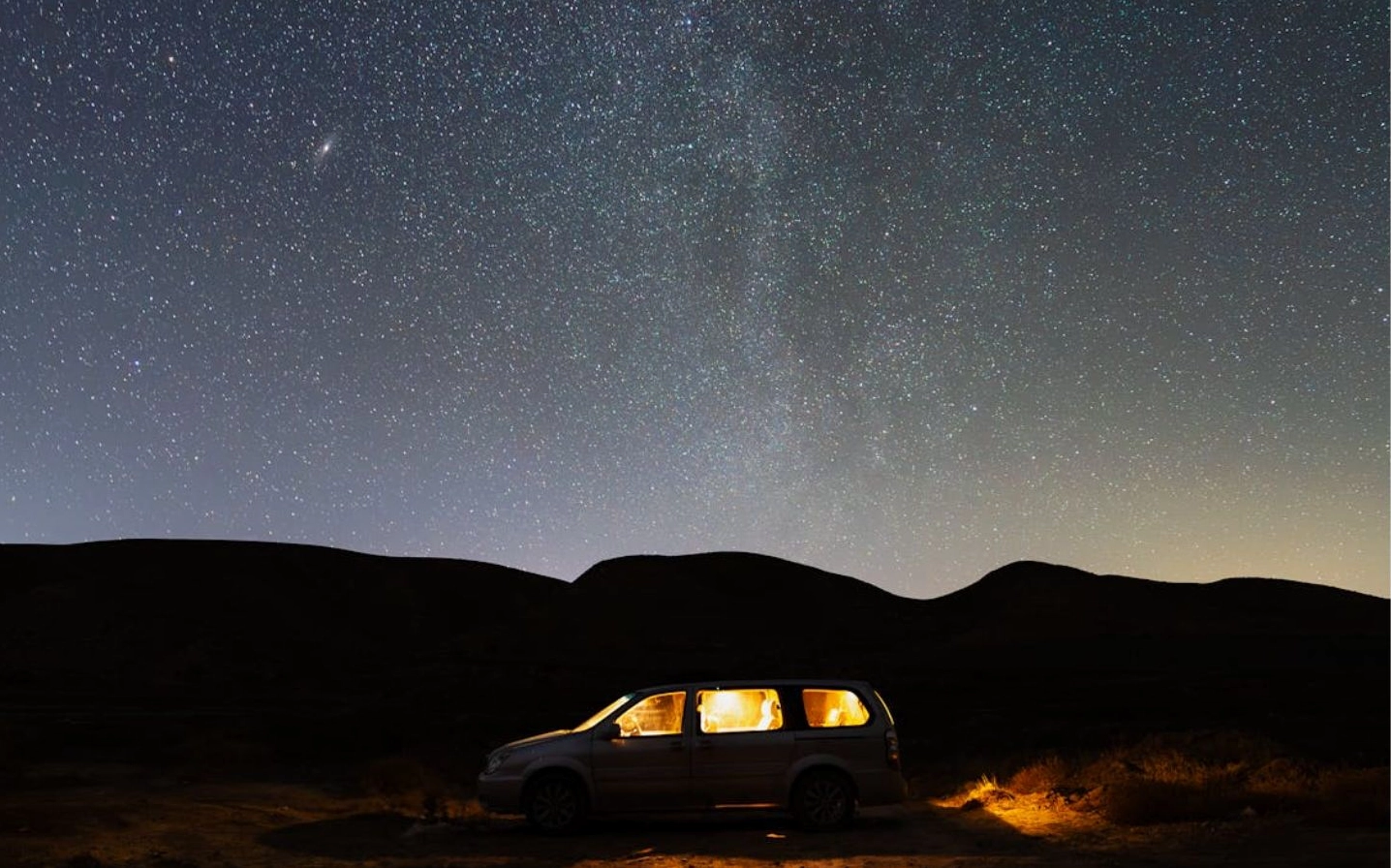 Lều trại ấm áp dưới trời sao