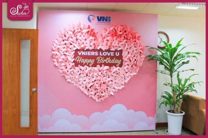 Mẫu backdrop đẹp tinh tế