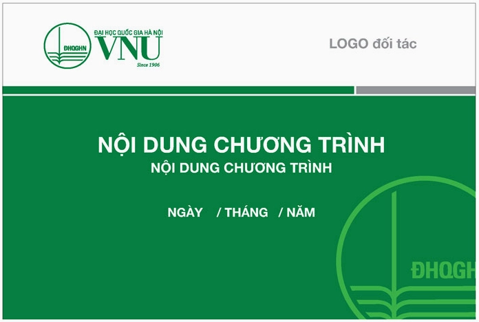 Mẫu backdrop dùng cho hội nghị hội thảo 2 với thiết kế trang trọng