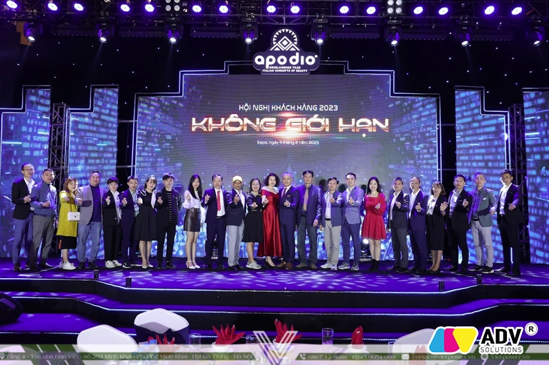 Mẫu backdrop hội nghị đẹp ấn tượng