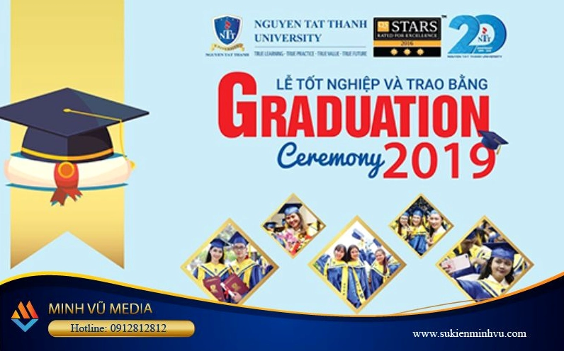 Mẫu backdrop lễ tốt nghiệp số 1 thanh lịch