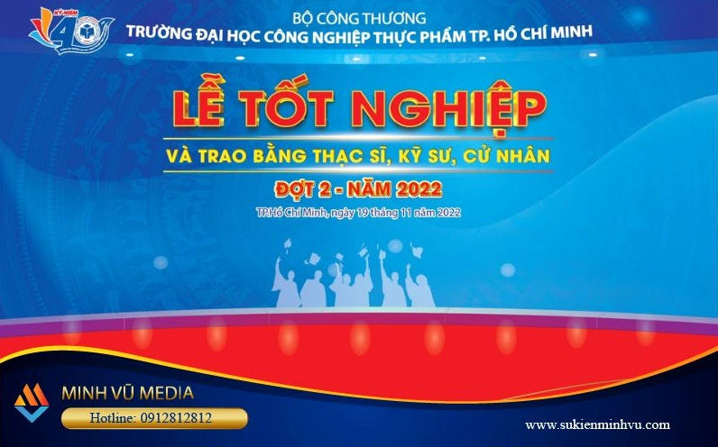 Mẫu backdrop lễ tốt nghiệp số 3 độc đáo