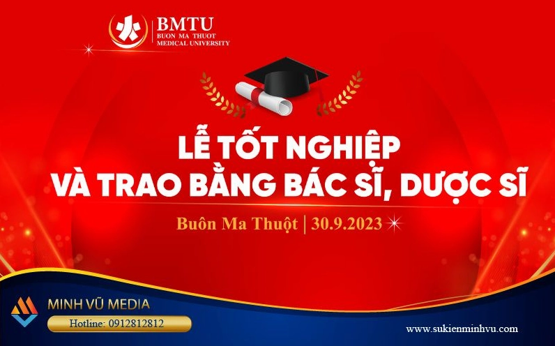 Mẫu backdrop lễ tốt nghiệp số 6 tinh tế