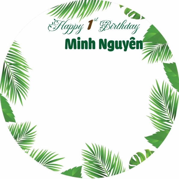 Mẫu backdrop sinh nhật đẹp mắt