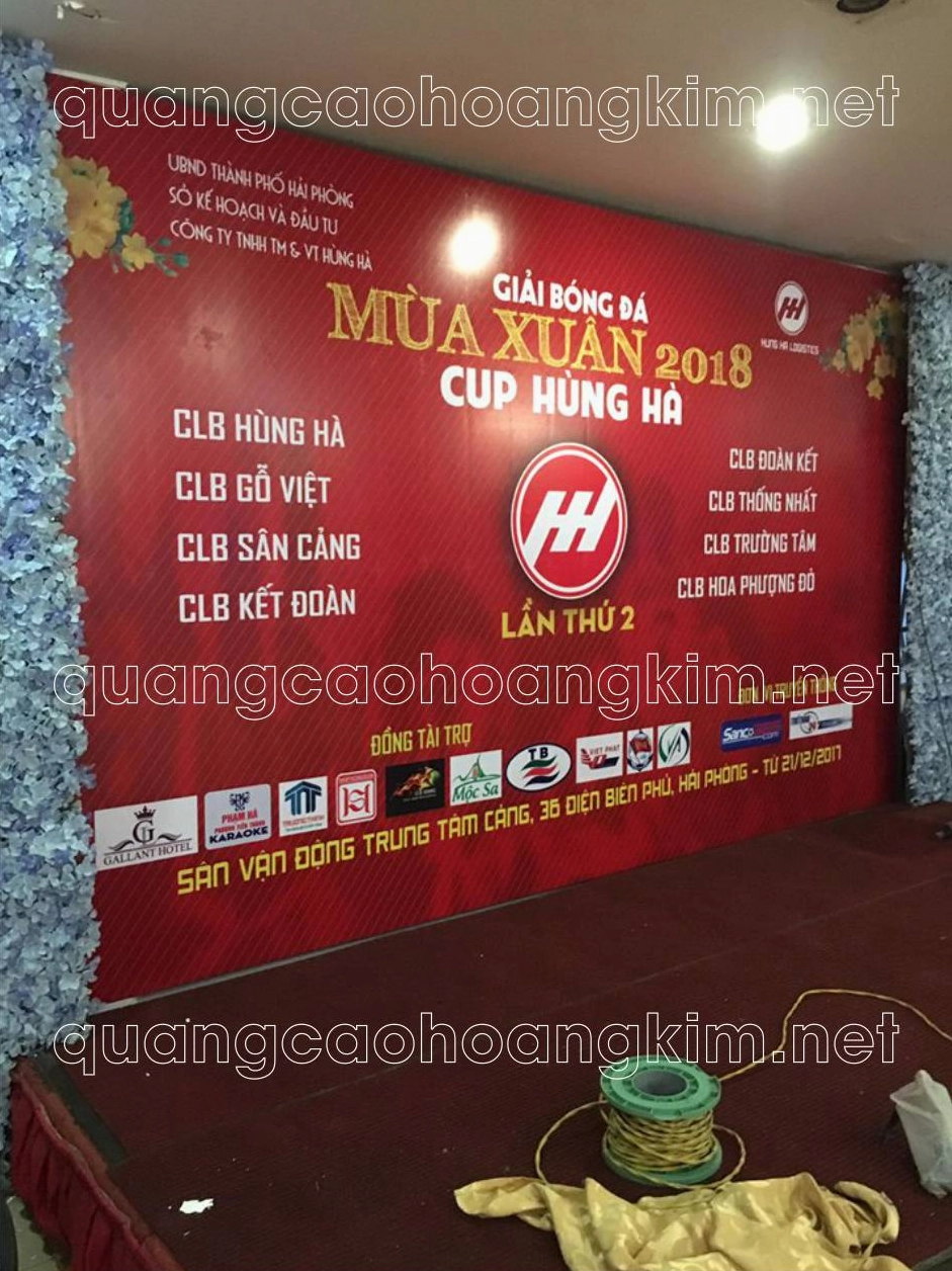 Mẫu backdrop sự kiện đẹp ấn tượng chuyên nghiệp số 8
