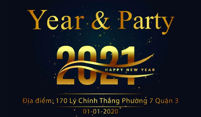 Mẫu backdrop tiệc tất niên công ty 1