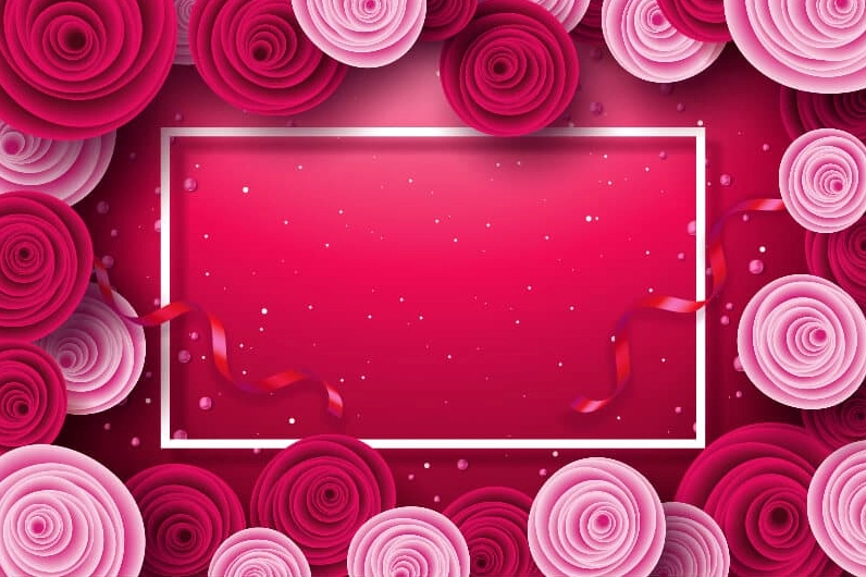 Mẫu background hoa hồng vector 10 quyến rũ