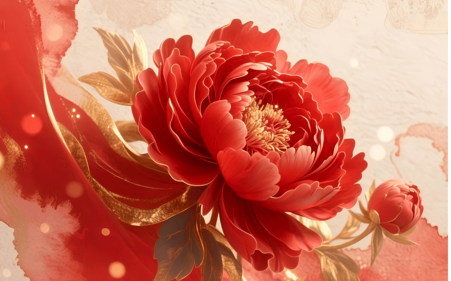 Mẫu đơn đỏ - đại diện tình yêu lứa đôi