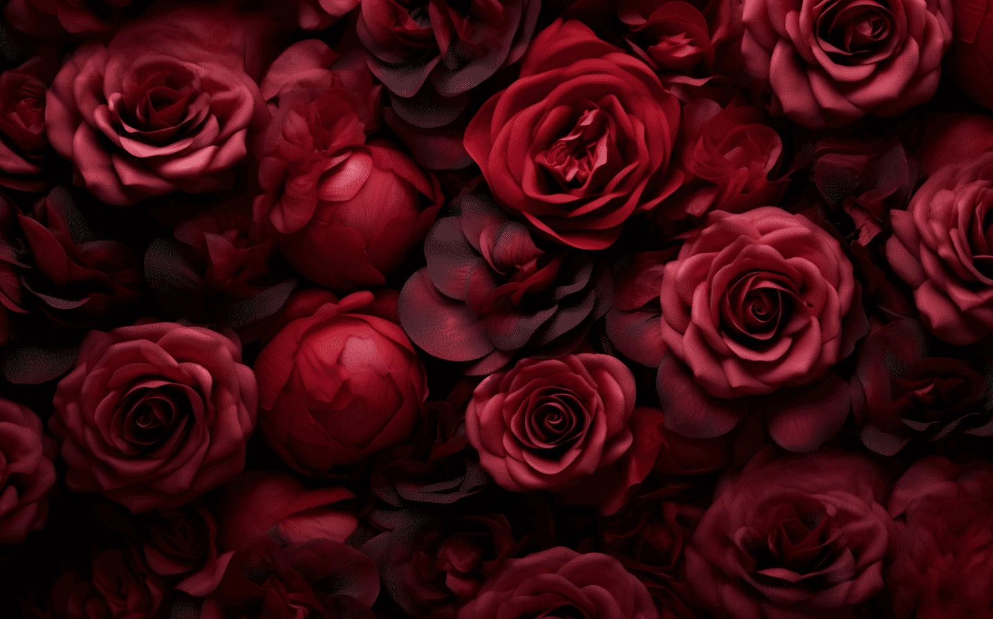 Mẫu đơn đỏ đầy quyền rũ