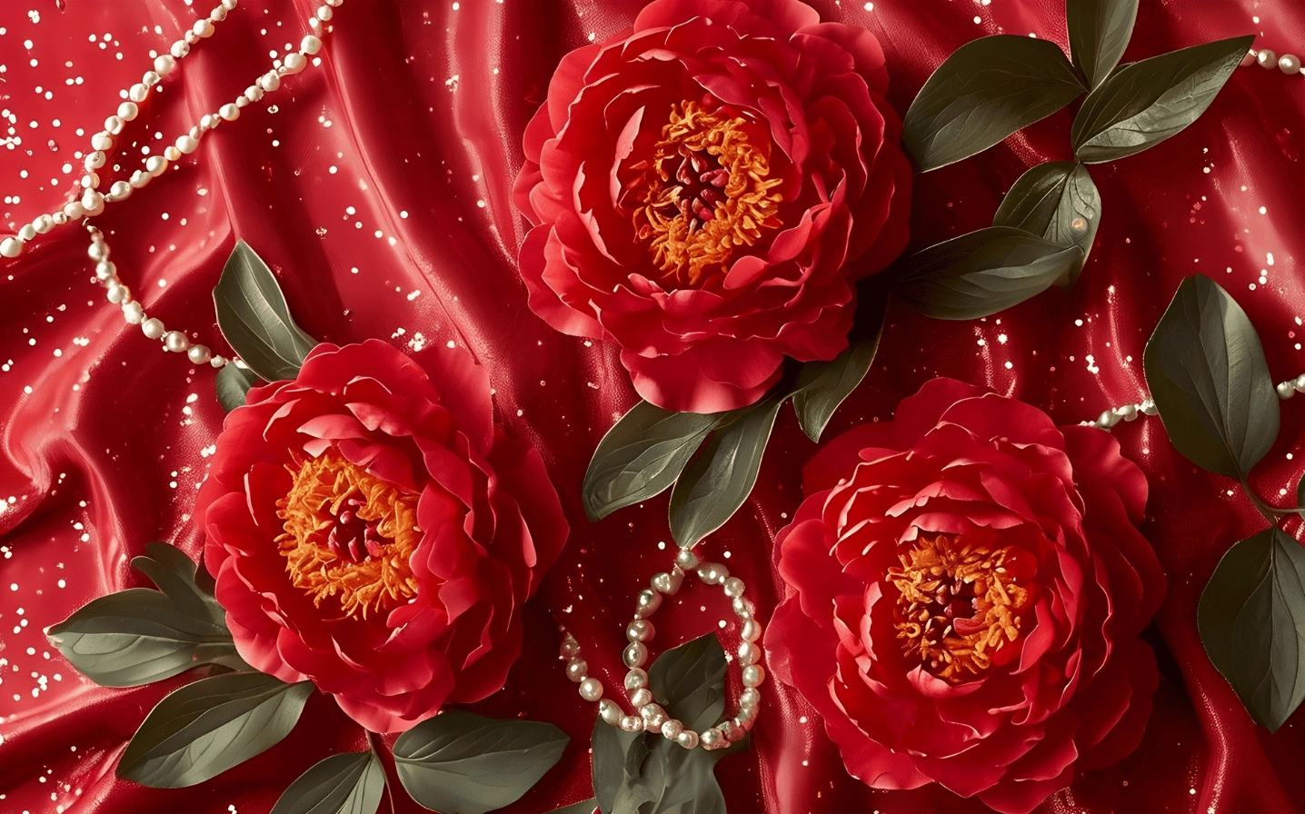 Mẫu đơn đỏ quyến rũ ma mị thu hút ánh nhìn