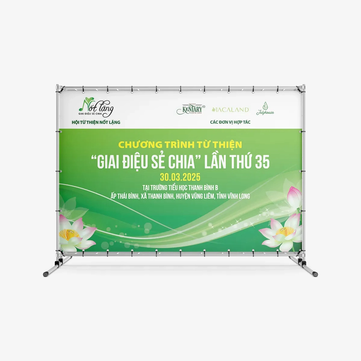 Mẫu thiết kế backdrop hiện đại và vô cùng cuốn hút