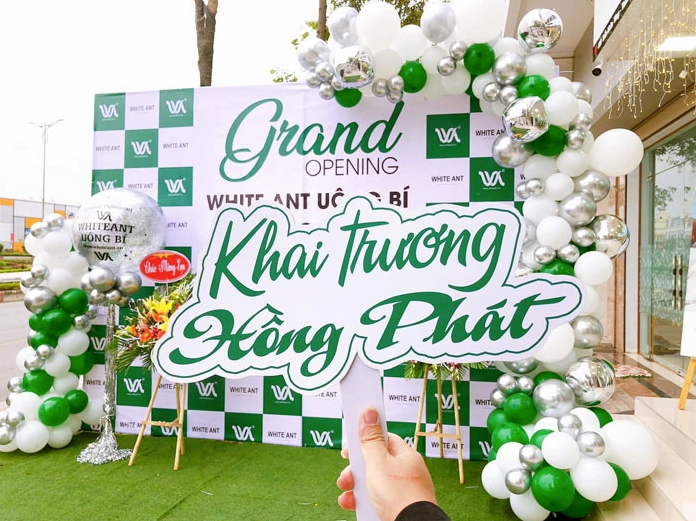 Mẫu thiết kế backdrop khai trương 1