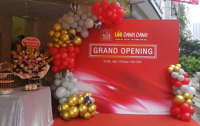 Mẫu thiết kế backdrop khai trương 3