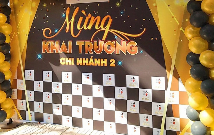 Mẫu thiết kế backdrop khai trương 5 ấn tượng