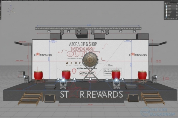 Nguyên tắc thiết kế backdrop sân khấu