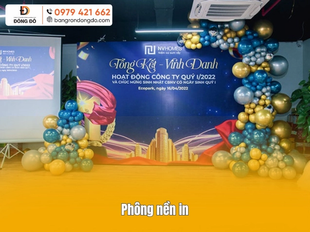 Phông nền sân khấu in