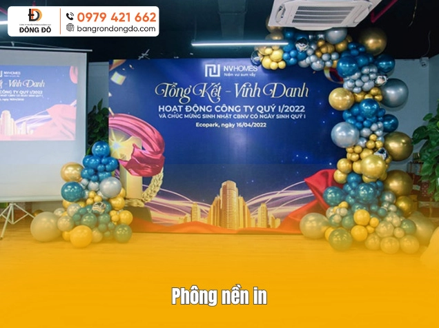 Phông nền sân khấu in