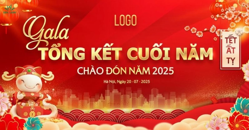 Tham khảo backdrop mẫu 2 mang phong cách hiện đại